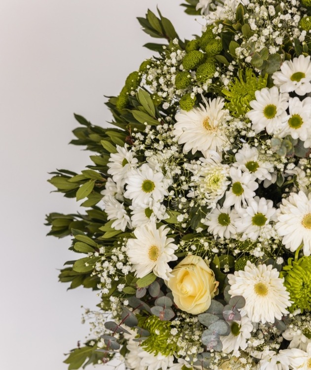 Fleurs à Lisbonne - White Flower Crown (3)