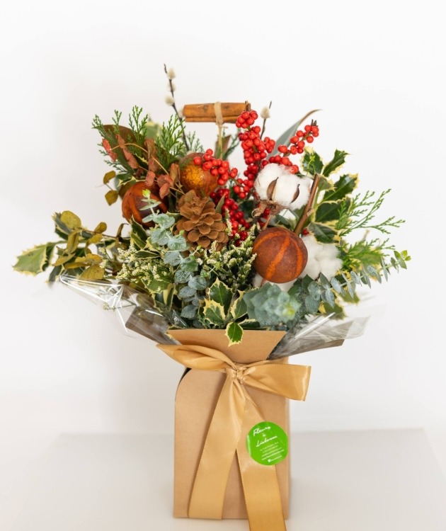 Fleurs à Lisbonne - Brown Christmas Box (1)