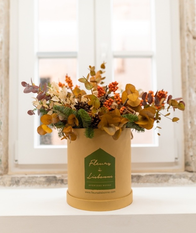 Fleurs à Lisbonne - Caixa de Natal Premium castanha (8)