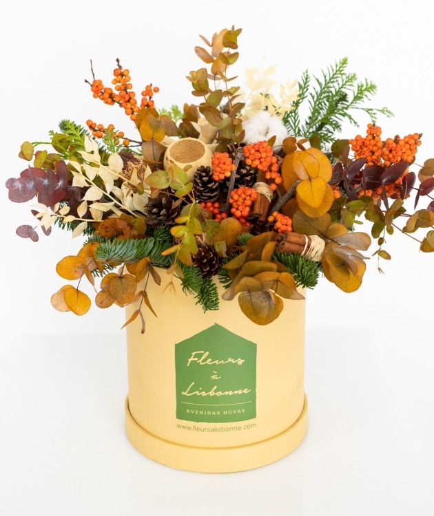 Fleurs à Lisbonne - Brown Premium Christmas Box (2)