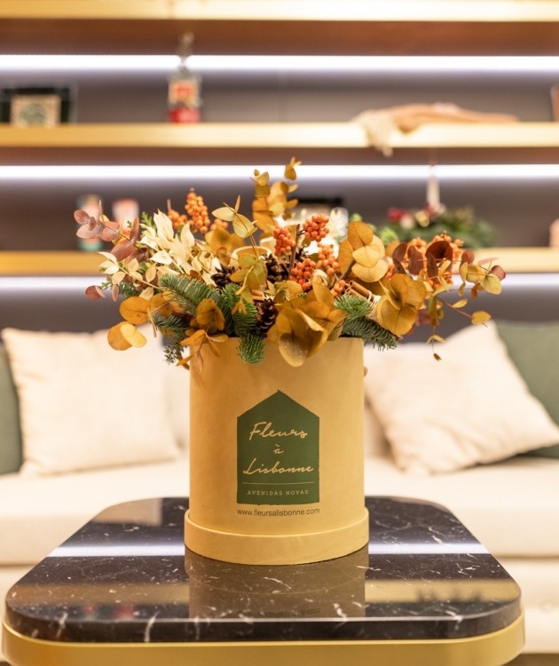 Fleurs à Lisbonne - Caixa de Natal Premium castanha (6)
