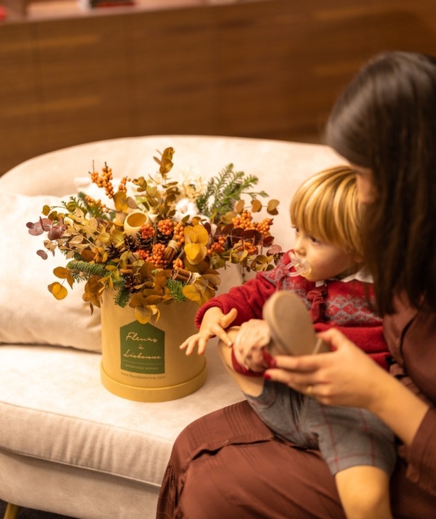 Fleurs à Lisbonne - Caixa de Natal Premium castanha (12)