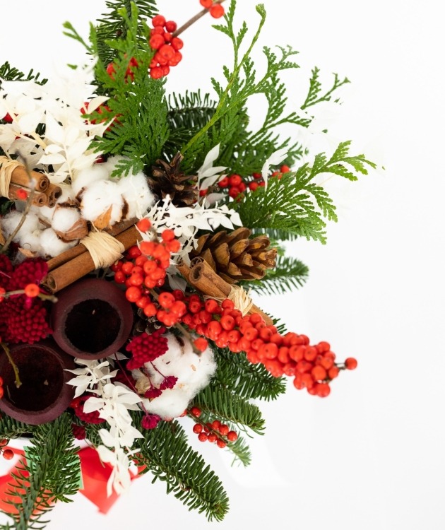 Fleurs à Lisbonne - Caixa de Natal Premium vermelha (3)