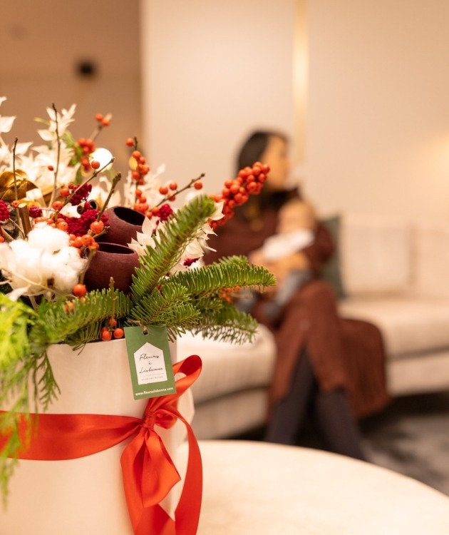 Fleurs à Lisbonne - Caixa de Natal Premium vermelha (9)