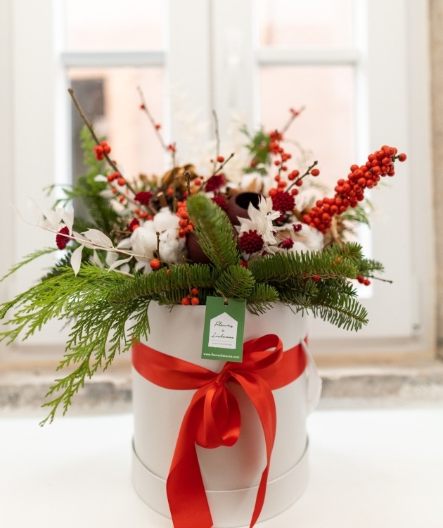 Fleurs à Lisbonne - Caixa de Natal Premium vermelha (6)