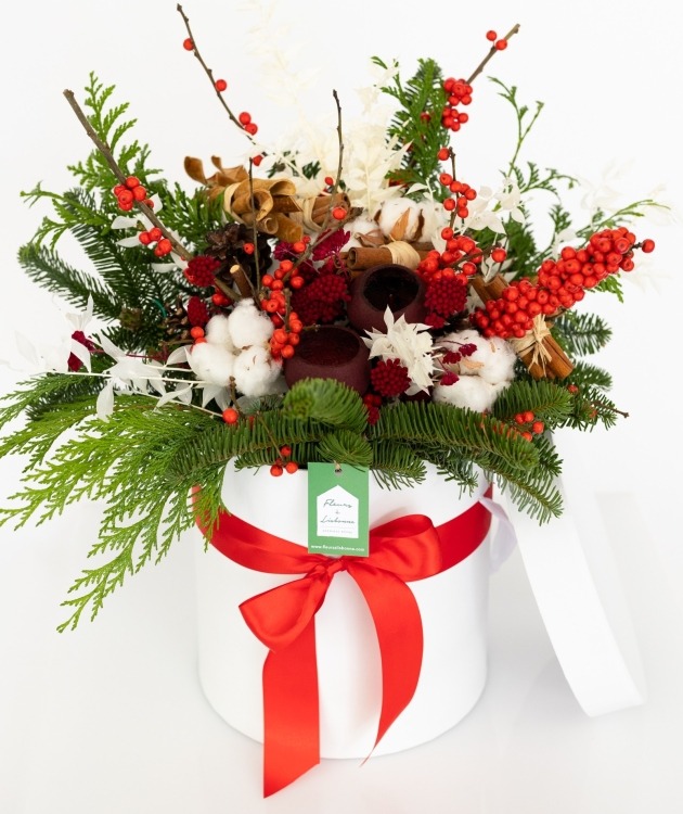 Fleurs à Lisbonne - Red Premium Christmas Box (2)