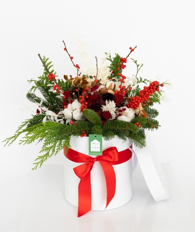 Fleurs à Lisbonne - Red Premium Christmas Box (1)