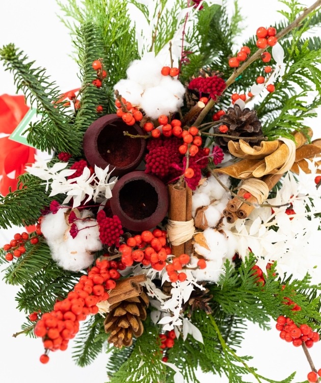Fleurs à Lisbonne - Caixa de Natal Premium vermelha (4)