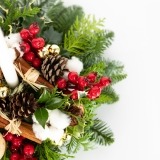White Candle Table Centrepiece (3)