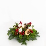 White Candle Table Centrepiece (1)