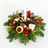 White Candle Table Centrepiece (2)