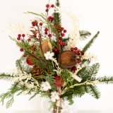 Christmas Branch with Pinecones (1)