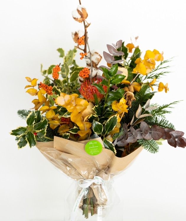 Fleurs à Lisbonne - Ramo de Protea e Flor de Algodão (3)