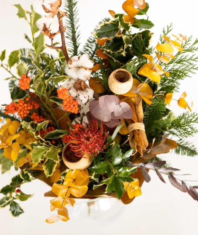 Fleurs à Lisbonne - Ramo de Protea e Flor de Algodão (4)