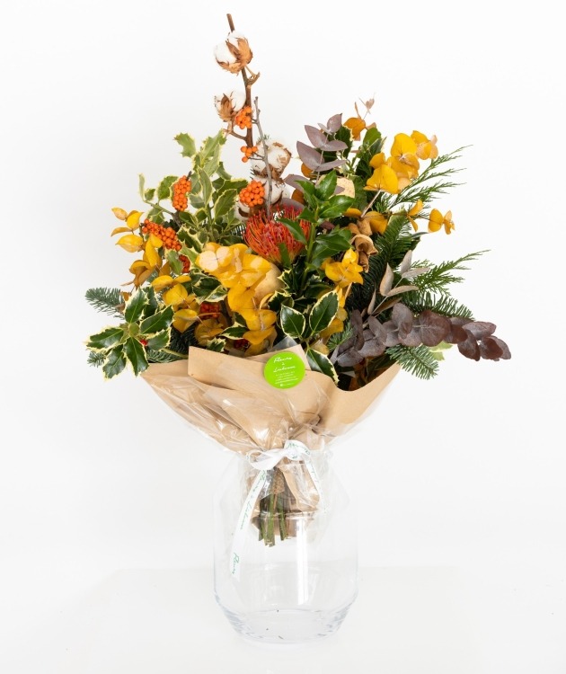 Fleurs à Lisbonne - Ramo de Protea e Flor de Algodão (2)