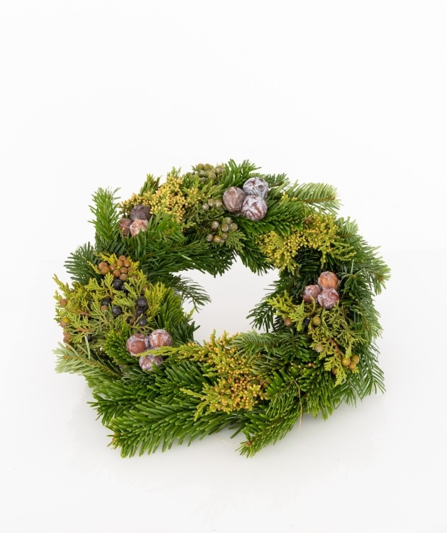 Fleurs à Lisbonne - Corona de Navidad decorada (2)