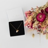 Herta Necklace with Pink Dry Flowers (1)