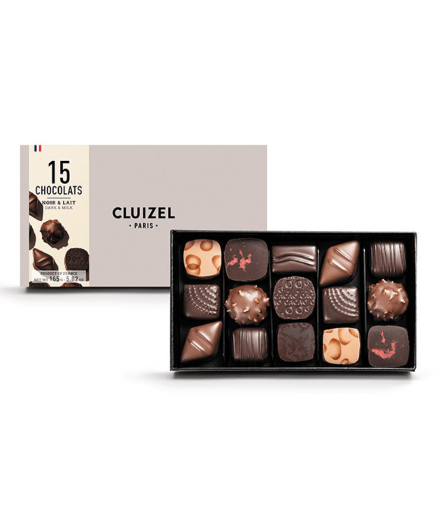 Fleurs à Lisbonne -  Michel Cluizel Chocolates - Box of 15 1