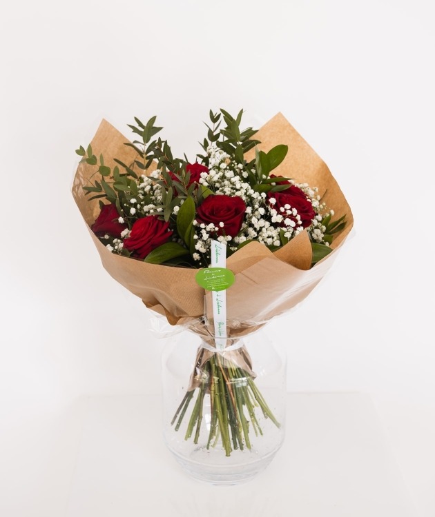 Fleurs à Lisbonne - Bouquet  of Roses and Gypsophyl  (3)