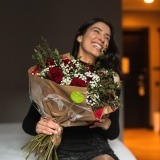 Bouquet  of Roses and Gypsophyl  (5)