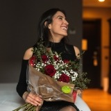 Bouquet  of Roses and Gypsophyl  (6)