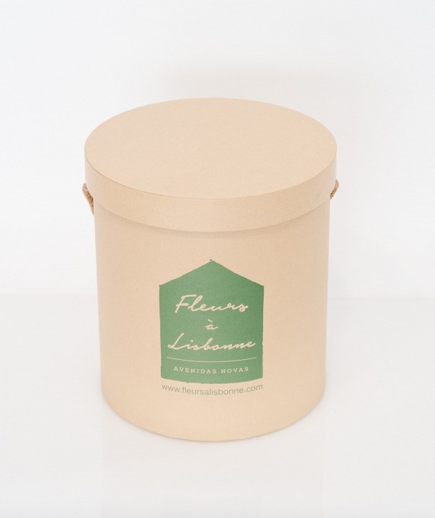 Fleurs à Lisbonne - Tall Box of Pink Roses and Eucalyptus   (6)