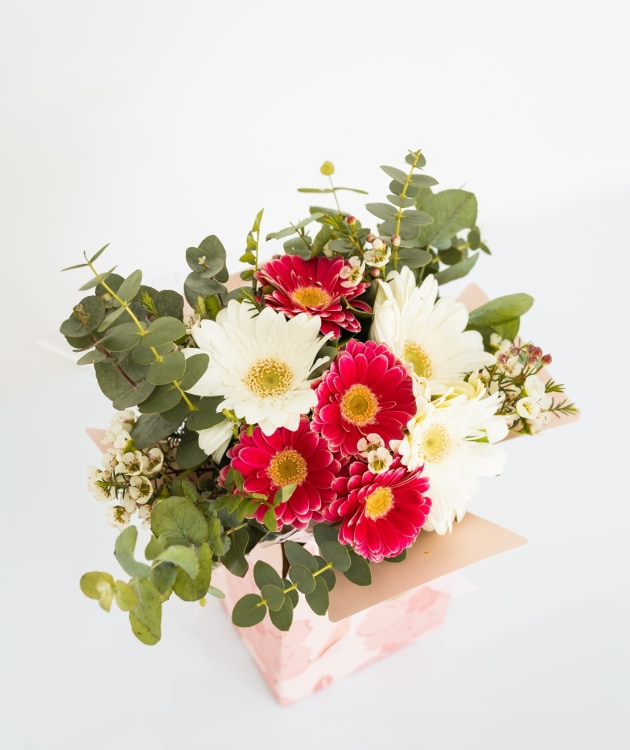 Fleurs à Lisbonne - Caixa de Gerberas Campestre (5)