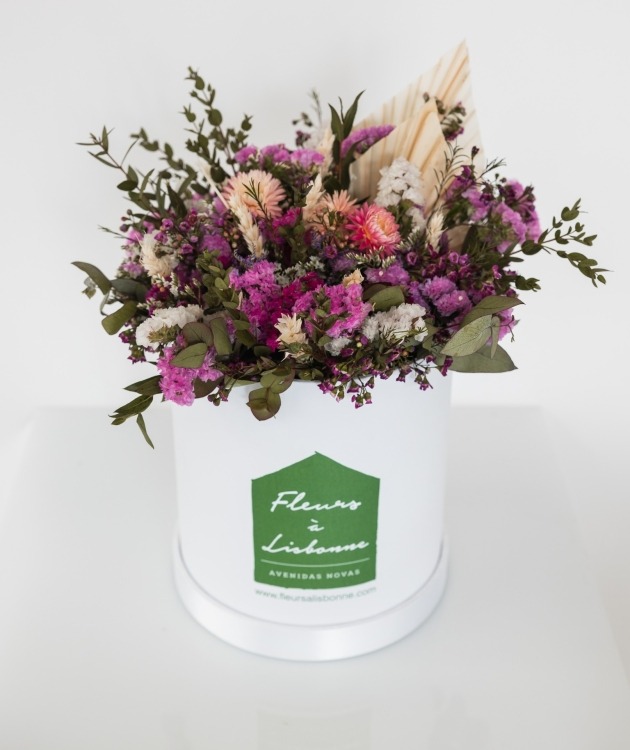 Fleurs à Lisbonne - Caixa Alta de Flores Secas 2