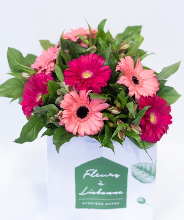 Fleurs à Lisbonne - Ramo de Gerberas Rosas (3)