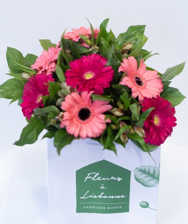 Fleurs à Lisbonne - Ramo de Gerberas Rosas (4)