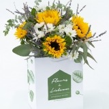 Bouquet of Sunflowers, Lavenders and White Daisies (1)