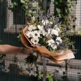 Bouquet of Daisies and Lavender (4)