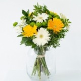 Bouquet of Yellow and White Gerberas (5)