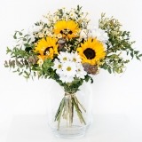 Bouquet of Sunflowers and White Daisies (2)
