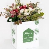 Fleurs à Lisbonne - Bouquet of Pink Orchids and White Roses 1 Thumb