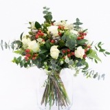 Fleurs à Lisbonne - Premium White Country Roses  2 Thumb