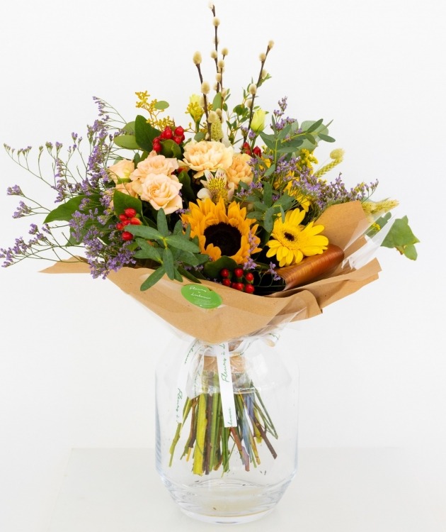 Fleurs à Lisbonne - Bouquet of Sunflowers and Carnations (2)