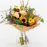 Bouquet of Sunflowers and Carnations (2)