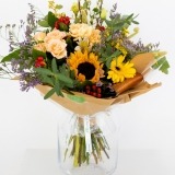 Bouquet of Sunflowers and Carnations (3)