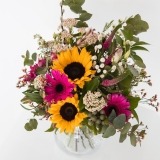 Ramo de Girasoles y Gerberas Rosas (4)