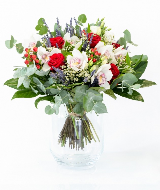 Fleurs à Lisbonne - Bouquet of Wild Roses and Orchids (2)