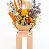 Caixa de Flores Secas Laranja (1)