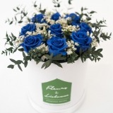Fleurs à Lisbonne - Caixa de Flores Desidratadas Azul 2 Thumb