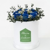 Fleurs à Lisbonne - Box of Blue Dehydrated Flowers  1 Thumb