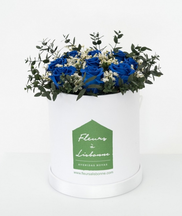 Fleurs à Lisbonne - Box of Blue Dehydrated Flowers  1