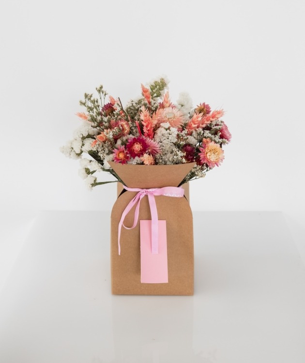 Fleurs à Lisbonne - Light Pink Dried Flower Box (2)