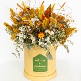 Caixa de Flores Secas Laranjas Premium (2)