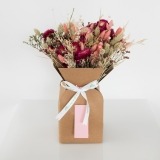 Dark Pink Dried Flower Box (1)
