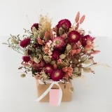 Dark Pink Dried Flower Box (2)