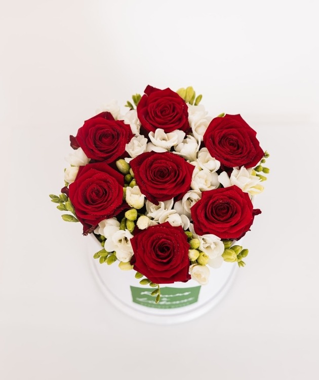 Fleurs à Lisbonne - Large Box of Red Roses (3)